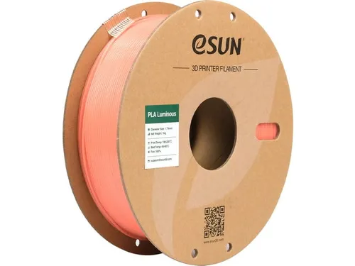 eSUN 3D printer Filament ePLA-Luminous 1,75mm Oranje 1kg