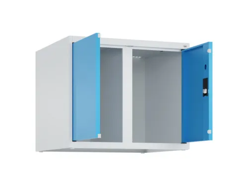 opzetkast,v. locker,2vak.,vak B 300mm,HxBxD 500x600x500mm,vleugeldeur
