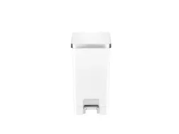 Hana Slim 1 Pedaalemmer 10 Liter Wit