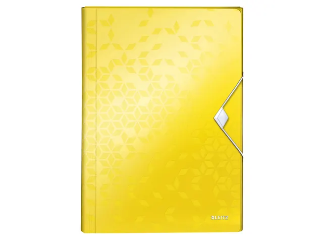 Sorteermap Leitz WOW A4 6 vaks PP geel