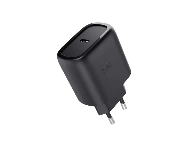 Trust Maxo USB-oplader 45W GaN 25521 1x USB-C met 2m kabel zwart