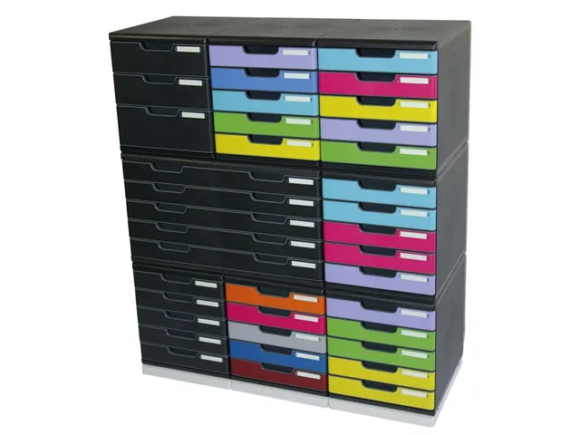 Ladenblok MODULO A4 5 laden Ecoblack Zwart