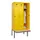 locker met bank,HxBxD 2120x900x815mm,3vak,vak B 300mm,draaigrendel