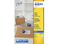 Etiket Avery J8165-10 99.1x67.7mm Inkjet Wit 80 stuks