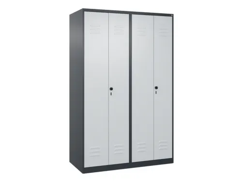 locker voor scheiding van kleding,HxBxD 1850x1200x500mm,4vak