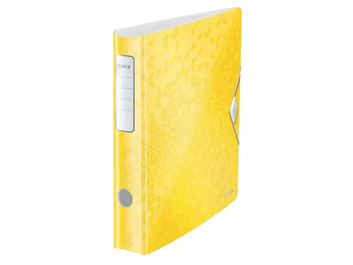 WOW ordner Active rug van 6,5 cm, geel