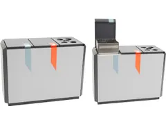 Brandveilige Afvalscheidingsunit Recyclostar 3 165 Liter