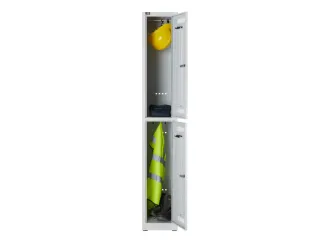 Dubbeldekse garderobekast,HxBxD 1850x300x500mm,1x2vak.,vak B 300mm - 3