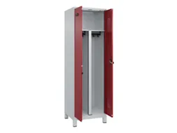 PBM-locker,HxBxD 1950x600x500mm,2vak,vak B 300mm,draaigrendel
