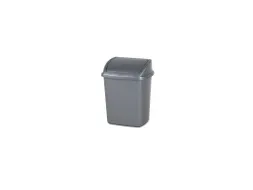 Afvalbak met Swing deksel 8 Liter Grijs