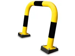 aanrijdbeschermingsbeugel,v. binnen,HxB 390x2000mm,geeft mee,staal