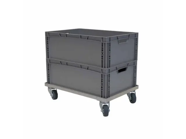 aluminium transportwagen,draagverm. 150kg,laadvl. LxB 600x400mm