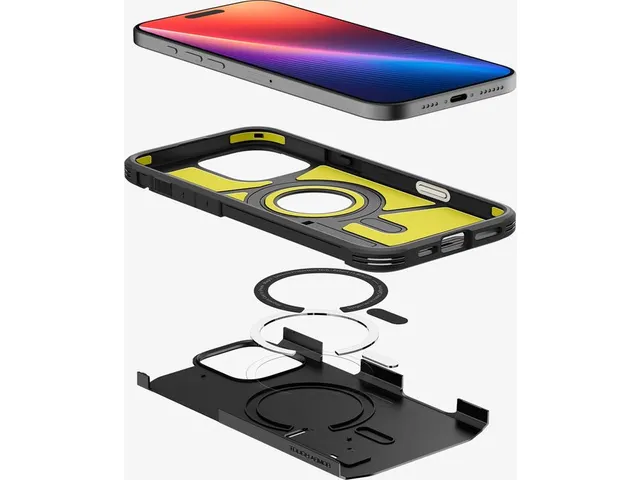 Spigen iPhone 16 Pro Max Tough Armor T MagFit zwart