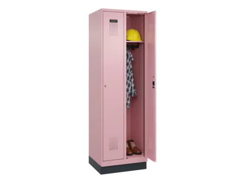 locker,HxBxD 1950x600x500mm,2vak,vak B 300mm,cil.-slot,sokkel