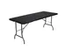 Klaptafel weerbestendige vouwtafel Rotanlook Zwart 180x75x72cm