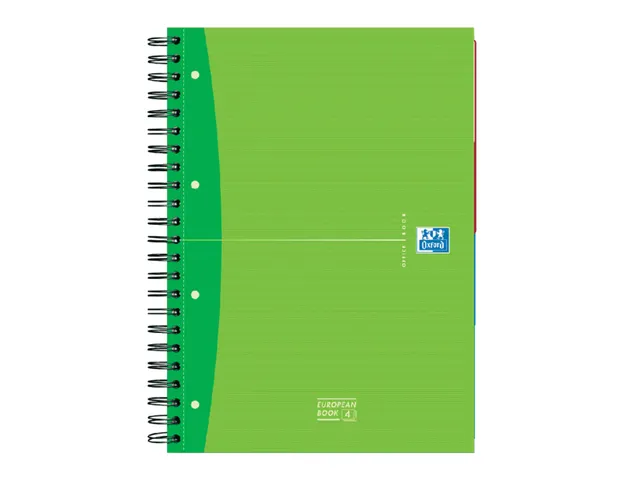 Bloc de cours Oxford Essentials A4+ 120fls double spirale assorti