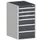 ladekast HxBxD 900x525x525mm 6laden romp RAL7035 front RAL7016