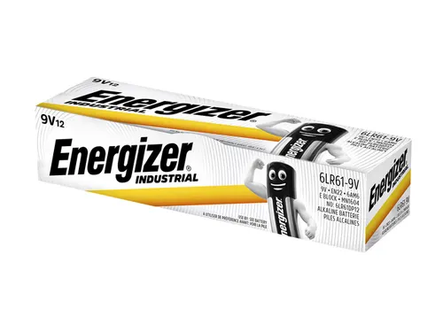 Batterij Energizer Industrial 12x 9Volt alkaline
