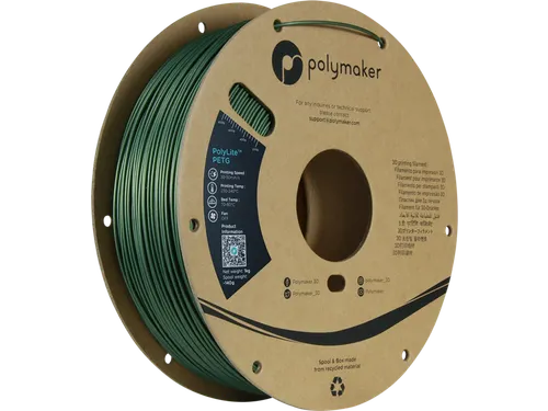 Polymaker PolyLite PETG filament 1,75 mm Donker Groen 1kg