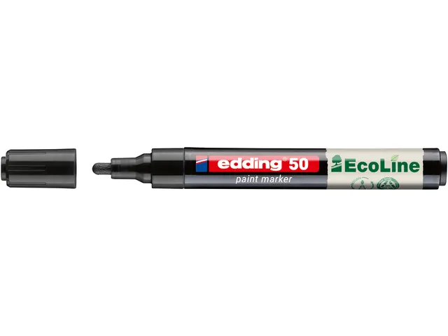 Paintmarker edding 50 EcoLine op waterbasis 2-3mm zwart