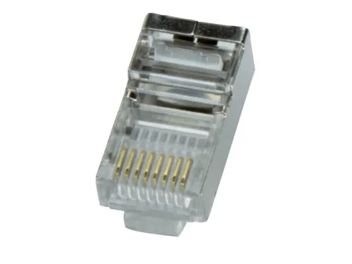Modulaire Plug RJ45 8P8C Voor Ronde Afgeschermde Kabels
