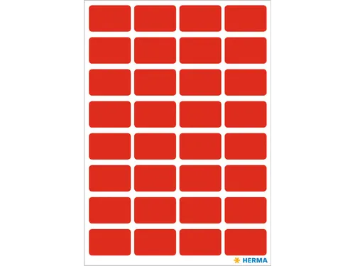 HERMA 3642 Universele etiketten 12x18mm Rood 160 stuks