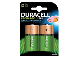 Batterij oplaadbaar Duracell 2xD 3000mAh Plus - 3