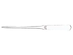 Briefopener MAULslim, vlak RVS-staal, bewerkt heft, smal lemmet van 24
