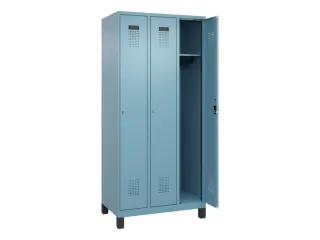 locker,HxBxD 1950x900x500mm,3vak,vak B 300mm,cil.-slot,voeten - 2