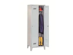 locker,HxBxD 1850x600x500mm,2vak,vak B 300mm,RAL7035,front RAL7016