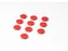Memomagneten 30mm 10 Stuks Rood 10 stuks