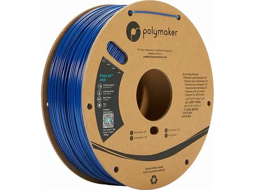 ASA 1,75mm blauw 1kg PolyLite 3D Filament