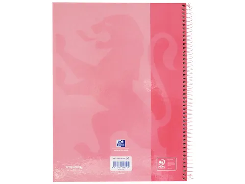 Notitieboek Classic Europeanbook A4+ lijn 80 Vel Roze