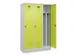 locker voor scheiding van kleding,HxBxD 1950x1200x500mm,3vak