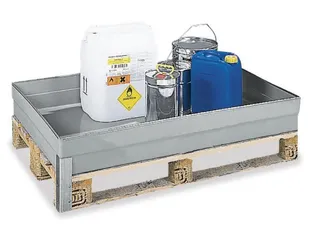 Opvangbak Gvk Opvangvol. 150l 165x 1200x 800mm Bodem Glad - 2