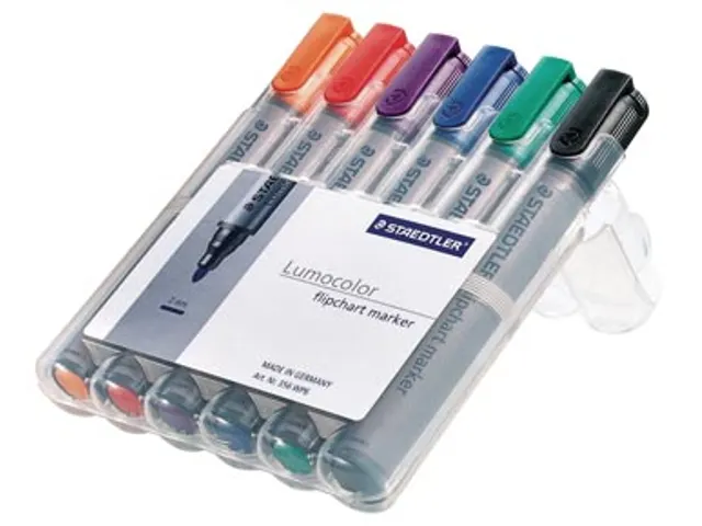 Staedtler Merkstift Lumocolor 6 Stuks