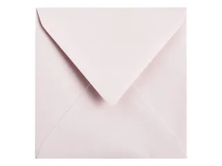 Envelop Papicolor 140x140mm Lichtroze Gegomd pak à 6 stuks - 2
