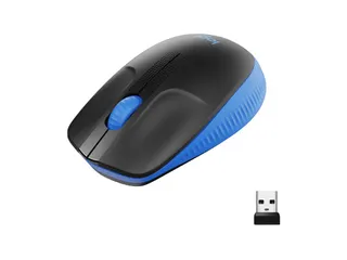 Logitech M190 Draadloze Muis Zwart Blauw - 1