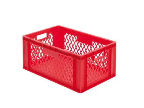 Euronorm-Stapelbak 51l H X L X B 270x600x400mm Rood