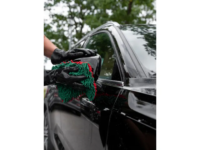 Vikan Transport microvezel washing pad 20x25cm Rood/Groen