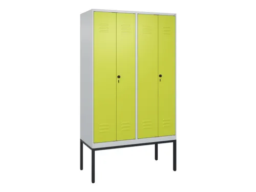 locker voor scheiding van kleding,HxBxD 2120x1200x500mm,4vak