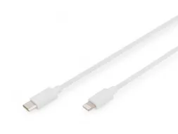 Gegevens-/oplaadkabel Lightning USB-C M/M 1m PVC MFI Wit 20V/3A 60W