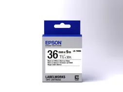 Label Cartridge Standard LK-7WBN Black/White 36mm (9m)