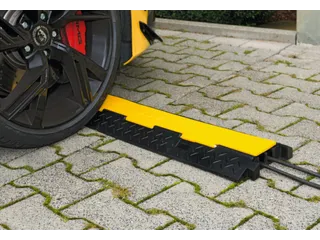 kabelbrug,v. snelheden <10km/h,B 1000mm,overrijd H 45mm,hard rubber - 4