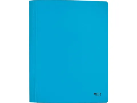 Recycle offertemap uit karton A4 blauw