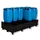 Opvangbak Hdpe 1870x870x310mm V. 3x220l M. Poten Pe Plaat Geperf.