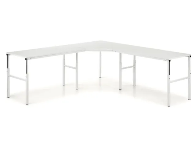 Table d'angle 90° ESD pour table de base lxP 1100x700mm gris clair