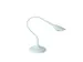 Ledarum LED-bureaulamp wit flexibele arm en kap