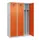 locker voor scheiding van kleding,HxBxD 1850x1200x500mm,3vak