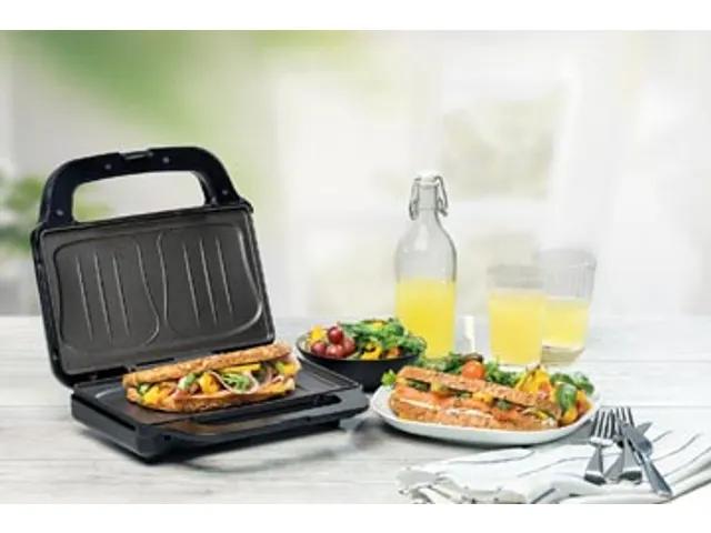 Tosti IJzer Big Croque XL Zilver Anti-Aanbaklaag 900W